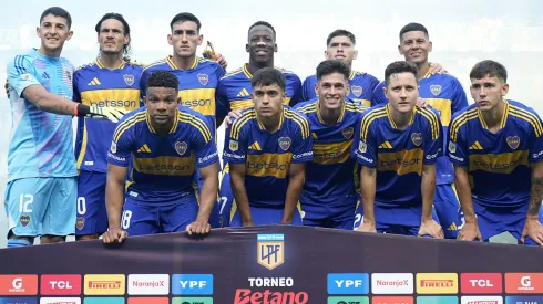 Los titulares de Boca ante Argentinos.