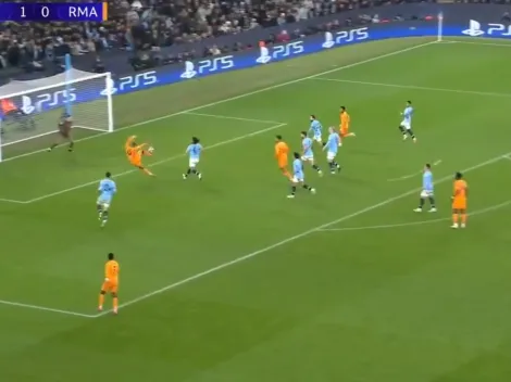 El gol de carambola de Mbappé para darle vida al Real Madrid ante Manchester City