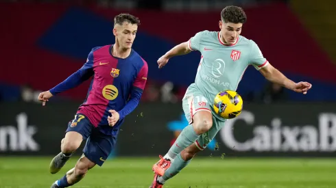 Julián Álvarez ya enfrentó al Barcelona con Atlético de Madrid.