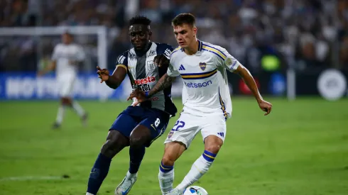 Boca y Alianza Lima, en el partido de ida.