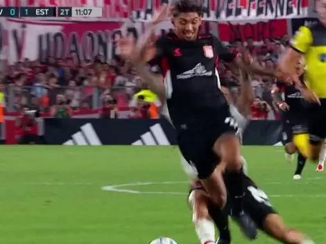 ¿Estuvo bien la roja? Falcón Pérez expulsó a Enzo Pérez tras una patada a Medina en River vs. Estudiantes