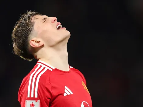 Alejandro Garnacho recibió duras críticas tras la eliminación del Manchester United en la FA Cup