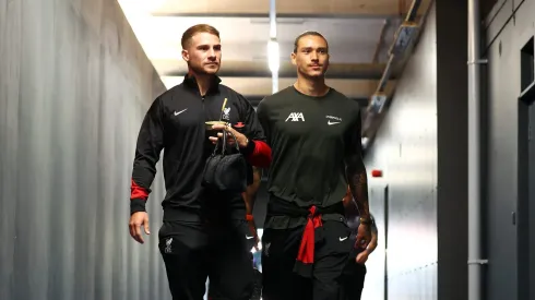 Alexis Mac Allister y Darwin Núñez, Liverpool.