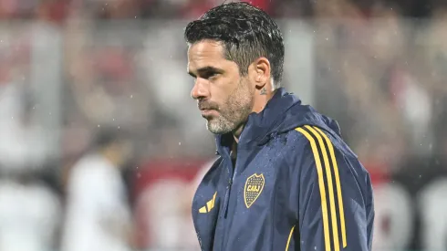 Fernando Gago bajo la lluvia de Rosario.