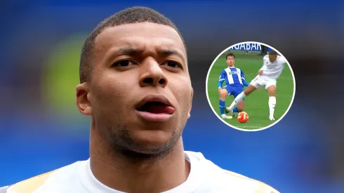 El peor Mbappé: irresponsabilidad, patada criminal y expulsión con Real Madrid