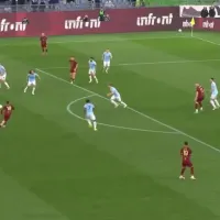 Al ángulo: el golazo de Matías Soulé para Roma en el clásico ante Lazio por la Serie A