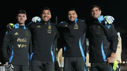 Los arqueros de la Selección Argentina en la doble fecha FIFA de junio ante Chile y Colombia. (Getty)