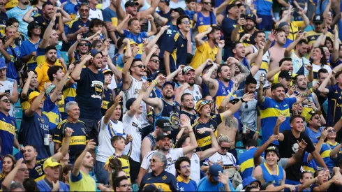 Los fanáticos de Boca se hicieron sentir en Miami.
