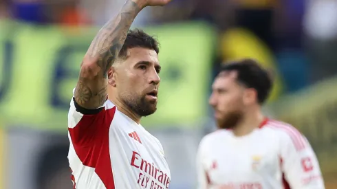 Nicolás Otamendi ahogó el festejo de Boca.