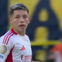 Gianluca Prestianni chicaneó a Boca tras el empate ante Benfica: “No querían jugar más”