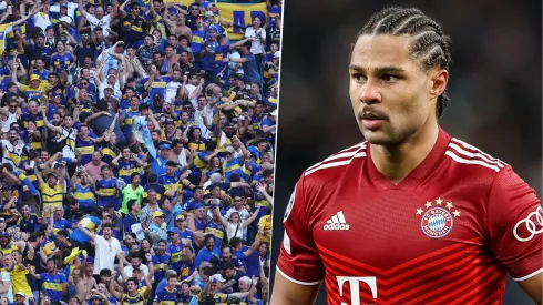 Serge Gnabry se rindió ante el espectáculo que ofrecieron los hinchas de Boca ante Benfica.