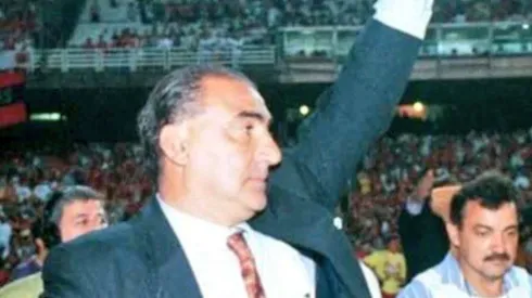 Miguel Ángel López en su paso como DT de Independiente.