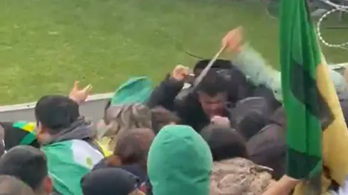 Se desató una violenta pelea con cuchillos en la popular de Aldosivi en pleno partido vs. Newell's: hay dos heridos