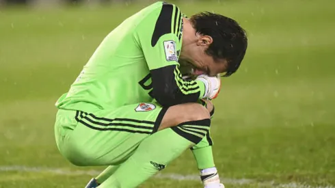 Marcelo Barovero en su paso por River.