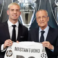 Franco Mastantuono definió en 5 palabras al Real Madrid en su presentación oficial