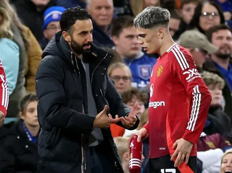 Amorim inflexible con Garnacho