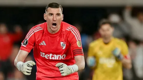 Armani, la figura de los últimos partidos de River.