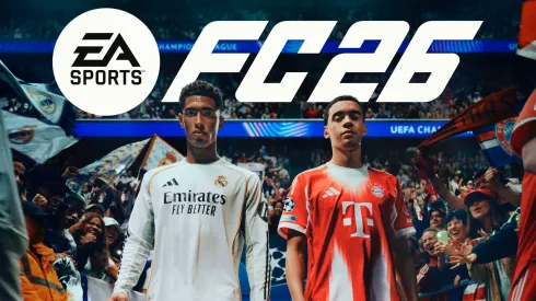Jude Bellingham y Jamal Musiala en la portada del nuevo EA FC26.