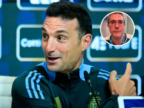 Emocionó a Scaloni con su llanto y vivió un momento viral en la conferencia previa a Argentina – Venezuela: “Tenía que decírselo”