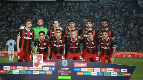 El XI titular de River en la derrota ante Atlético Tucumán.