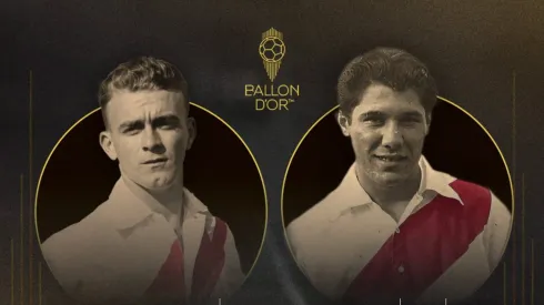 Alfredo Di Stéfano y Enrique Omar Sívori