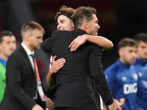 Simeone tras la ola de rumores que vincularon a Julián Alvarez con Barcelona: ''Necesitamos cuidarlo''