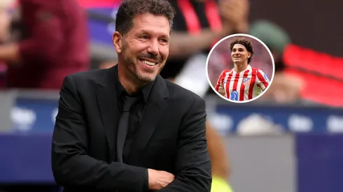 El Cholo Simeone se rindió ante Julián Álvarez
