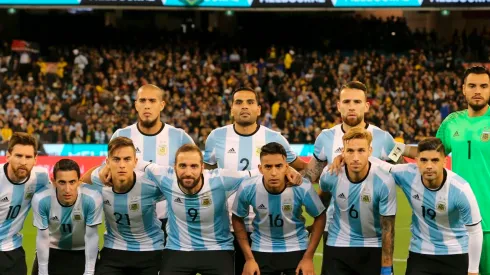 José Luis Gómez con la Selección Argentina, en 2017.