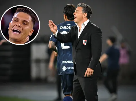 ¿Qué se dijeron? El cruce entre Marcelo Gallardo y Juanfer Quintero en pleno River vs. Independiente Rivadavia que no se vio en TV