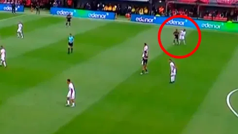 Polémica a los 2 minutos de Barracas Central vs. Boca: Barrios golpeó a Merentiel y Lamolina solo le mostró amarilla