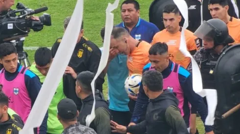 Lucas Comesaña suspendió Gimnasia de Jujuy vs. Deportivo Madryn.