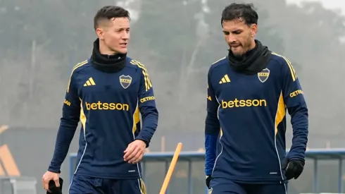 Ander Herrera y Leandro Paredes, mediocampistas de Boca Juniors. (Foto: @Anderherrera)