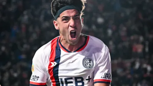 Tomás Cuello, autor del gol de San Lorenzo ante Deportivo Riestra.