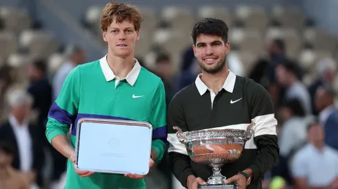 Sinner y Alcaraz tras la final de Roland Garros
