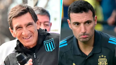 Gustavo Costas y Lionel Scaloni, entrenadores argentinos en actividad.