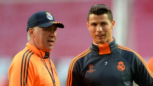 Carlo Ancelotti y Cristiano Ronaldo en Real Madrid.