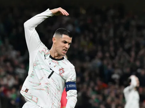 Cristiano Ronaldo fue expulsado ante Irlanda y le hizo gestos a la tribuna