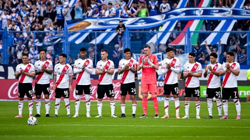 La formación titular de River ante Vélez.