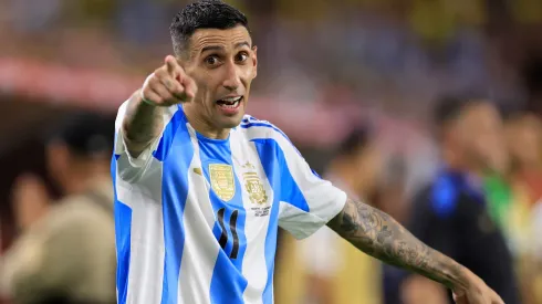 Ángel Di María con la Selección Argentina.