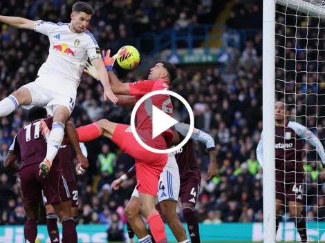 El polémico gol que recibió Dibu Martínez en Aston Villa vs. Leeds