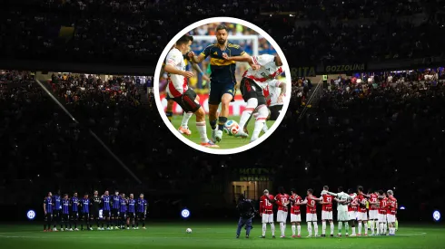 En Italia, en la jornada del Inter vs. Milan, destacaron al Boca vs. River como el Derbi "más espectacular".