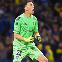 No se vio en TV: la ayuda de Palacios a Marchesín en el penal atajado en Boca vs. Talleres por los octavos de final