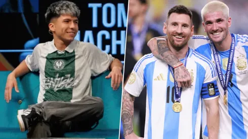 La historia de Tomás Machuca y la ayuda de Messi y De Paul.