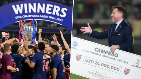 El campeón de la Copa Libertadores recibe 24 millones de dólares y el ganador de la Champions League 25 millones de euros.