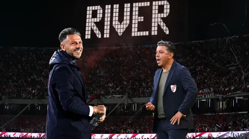 Martín Demichelis y Marcelo Gallardo