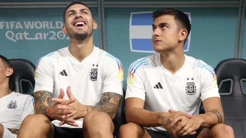 Leandro Paredes y Paulo Dybala.
