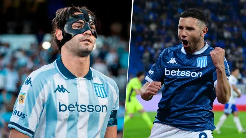 Santiago Sosa y Adrián Martínez, jugadores de Racing.