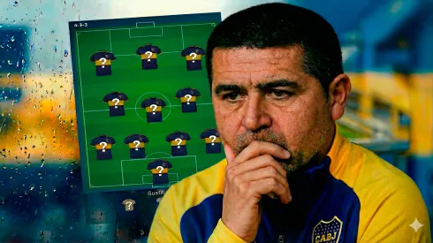 Juan Román Riquelme y un problema con el armado del plantel.