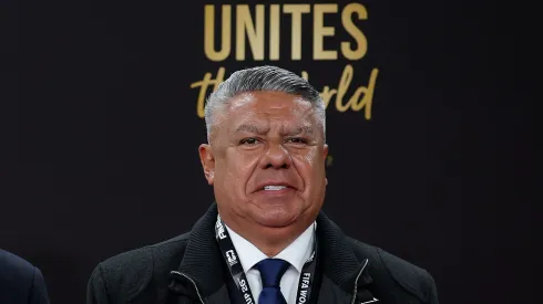 El presidente de AFA asistió al sorteo del último Mundial.
