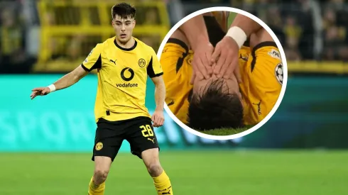 Aaron Anselmino debió ser reemplazado a los 73 minutos del partido del Borussia Dormtund con el Bodo/Glimt.